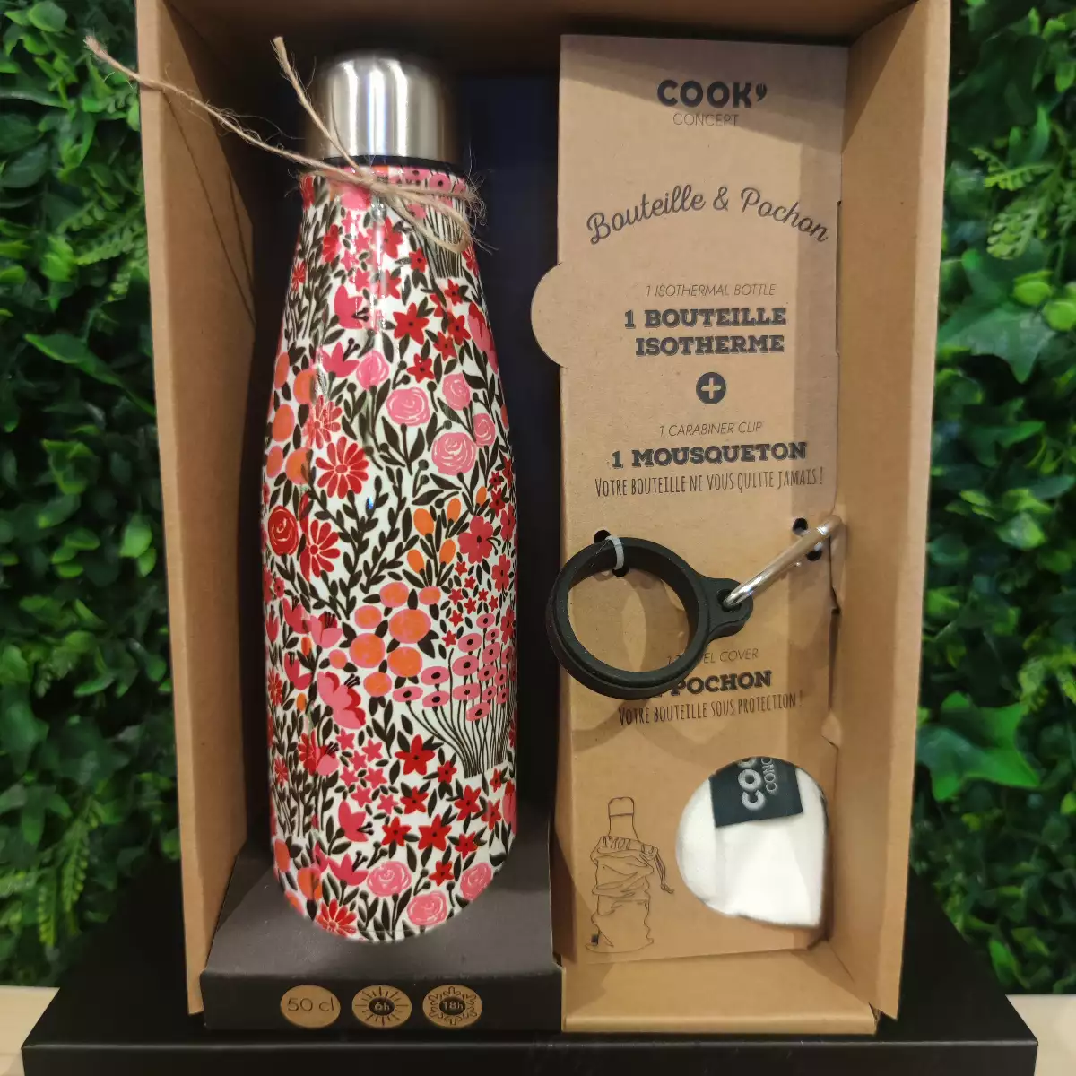 Coffret bouteille isotherme 50cl